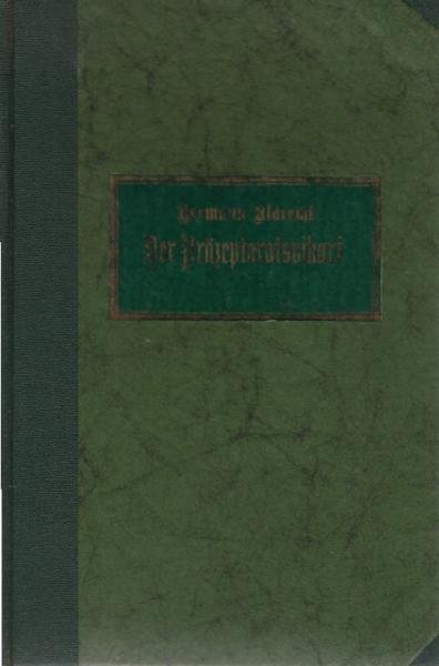 Der Präzeptoratsvikari : Aus Hebels Jugend-Jahren.
