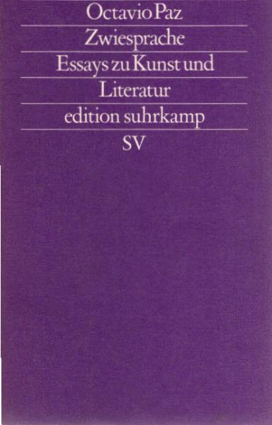 Zwiesprache : Essays zu Kunst u. Literatur.