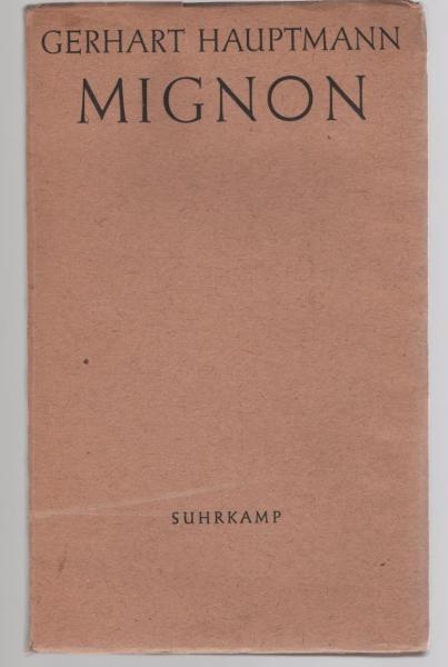 Mignon : Novelle.