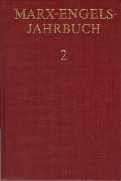 Marx-Engels Jahrbuch: Bd. 2
