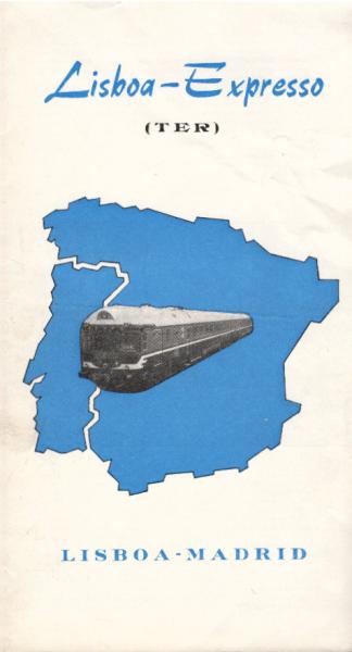 Lisboa - Expresso (TER). Lisboa - Madrid. (Beilage: Fahrplan - Timetable - Horaire). [Faltblatt]