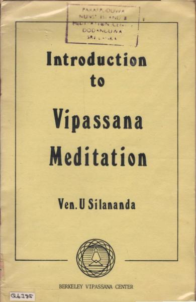 Introduction to Vipassana Meditation