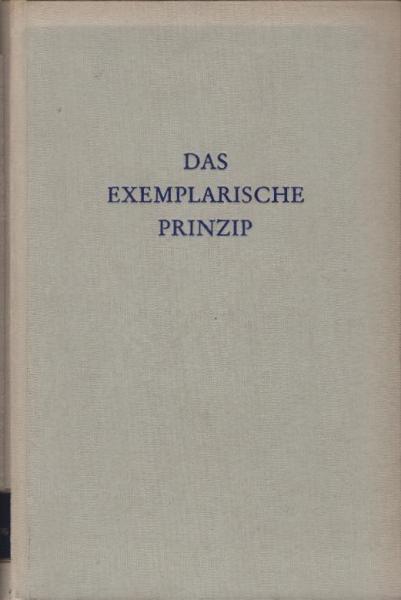 Das exemplarische Prinzip : Beiträge z. Didaktik d. Gegenwart.