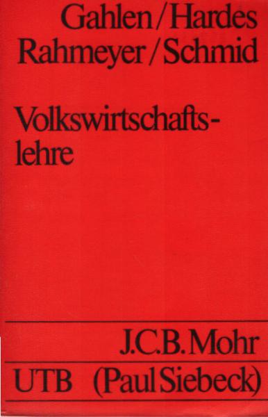 Volkswirtschaftslehre : e. problemorientierte Einf.