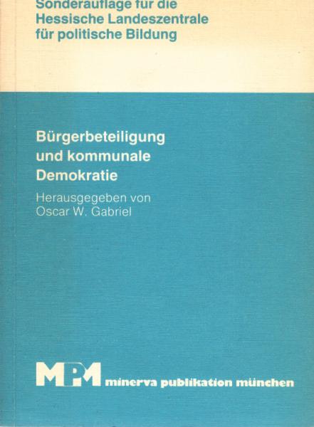 Bürgerbeteiligung und kommunale Demokratie.