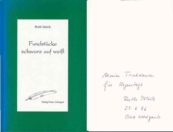 Fundstücke schwarz auf weiss.