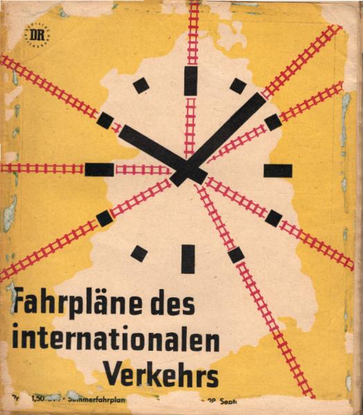 Fahrpläne des internationalen Verkehrs. Sommerfahrplan 1963. 126. Mai bis 28. September 1963.