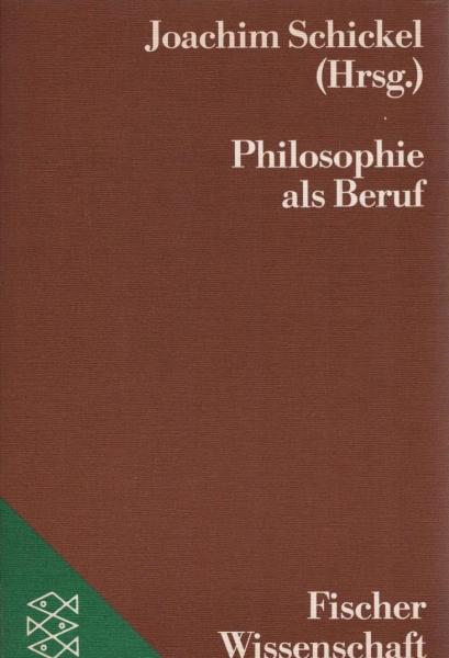 Philosophie als Beruf.