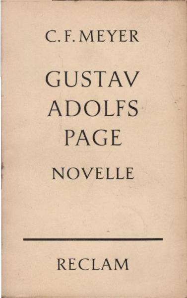 Gustav Adolfs Page. Novelle