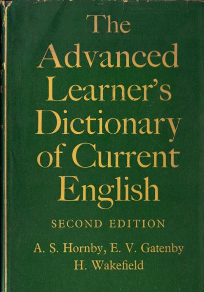 The Advanced Learner's Dictionary of Current English