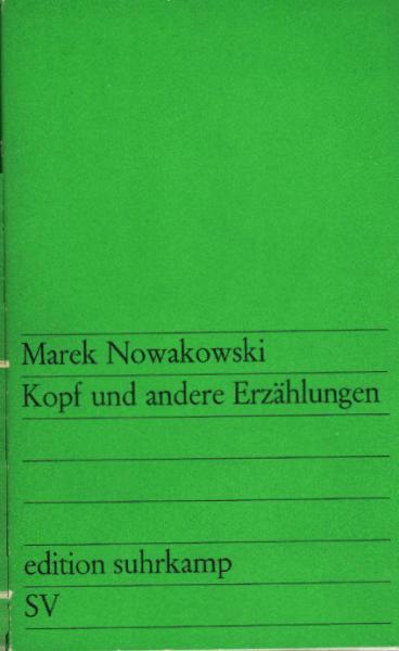 Kopf und andere Erzählungen.