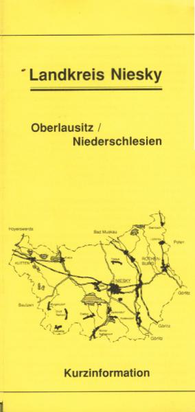 Landkreis Niesky. Oberlausitz / Niederschlesien. Kurzinformation.