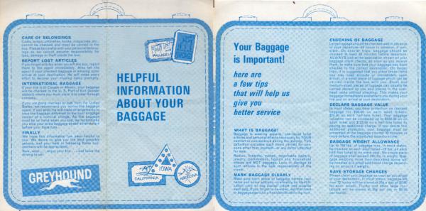 Helpful Information about your baggage [Faltblatt]