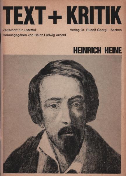 Text + Kritik. Zeitschrift für Literatur; Nr. 18/19, Januar 1968: Heinrich Heine