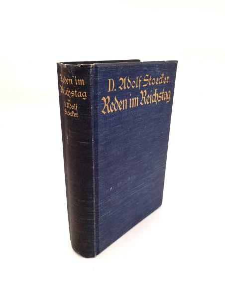 Reden im Reichstag. Amtlicher Wortlaut.