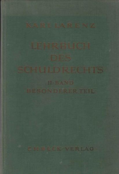 Lehrbuch des Schuldrechts. 2. Band: Besonderer Teil