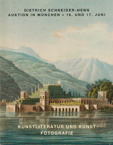 Dietrich-Schneider-Henn Auktion in München 16. und 17. Juni 2010. Kunstliteratur und Kunst Fotografie.