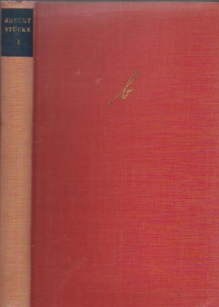 Brecht, Bertolt: Stücke; Teil: Bd. 1., Baal; Trommeln in der Nacht