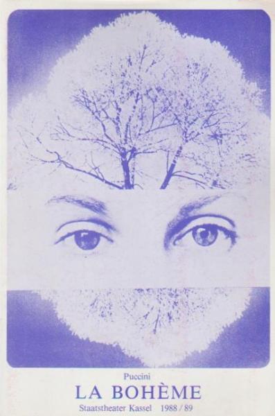 Staatstheater Kassel 1988 / 89. La Bohéme. Szenen aus Henri Murgers "Vie de Boéme" in vier Bildern. Programmheft.