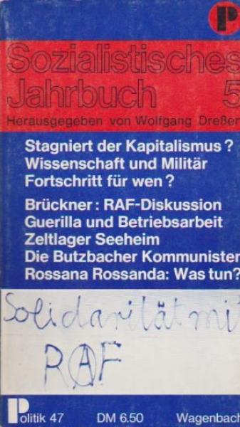 Sozialistisches Jahrbuch; Teil: 5.