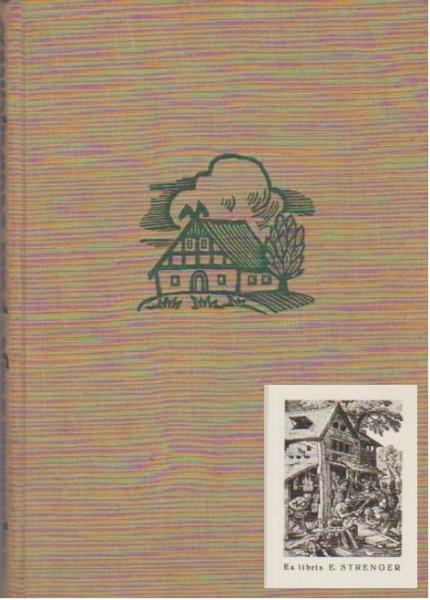 Exlibris für E. Strenger ; In: Peter Brindeisener : Roman.