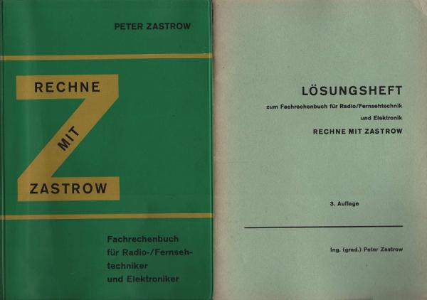 Fachrechenbuch für Radio-, Fernsehtechniker und Elektroniker. Hauptband + Lösungsheft
