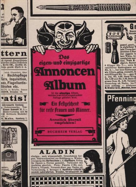 Das eigen- und einzigartige Annoncen Album; Teil: [Bd. 1].