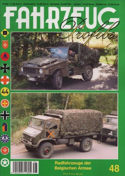 Fahrzeug Profile; Nr. 48: Radfahrzeuge der Belgischen Armee