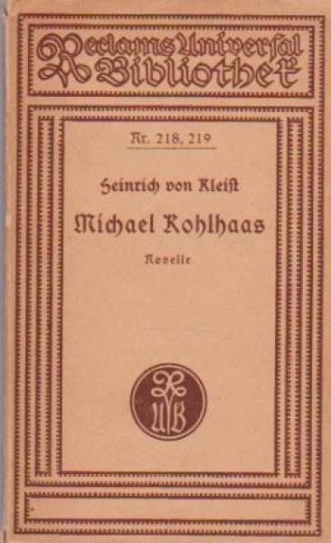 Michael Kohlhaas : historische Erzählung