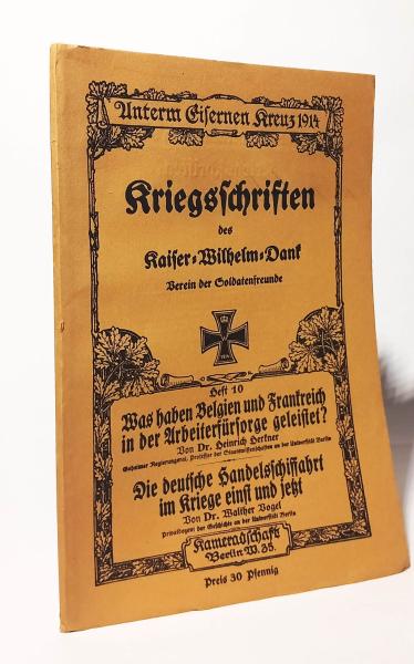 Was haben Belgien und Frankreich in der Arbeiterfürsorge geleistet?.