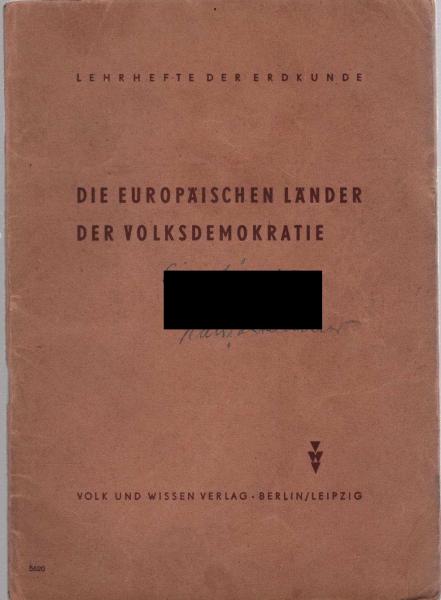 Die europäischen Länder der Volksdemokratie.