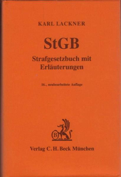 Strafgesetzbuch : mit Erl.