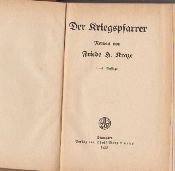Der Kriegspfarrer : Roman.
