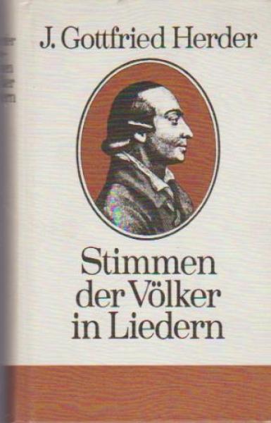 Stimmen der Völker in Liedern.