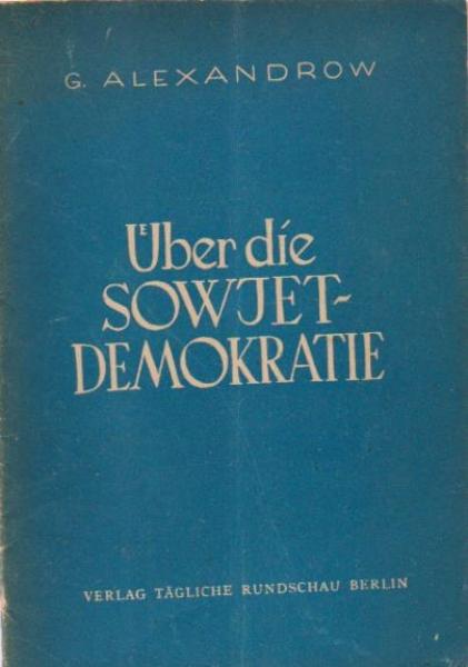 Über die Sowjetdemokratie.