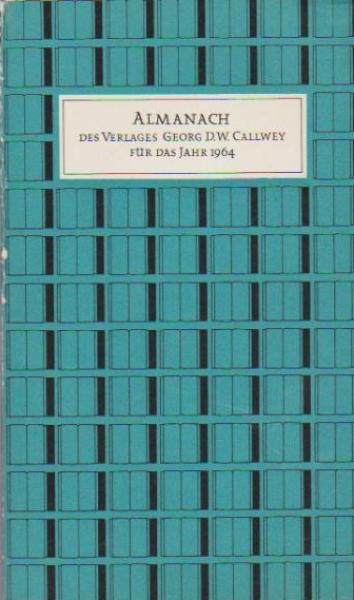 Almanach des Verlages Georg D. W. Callwey für das Jahr 1964