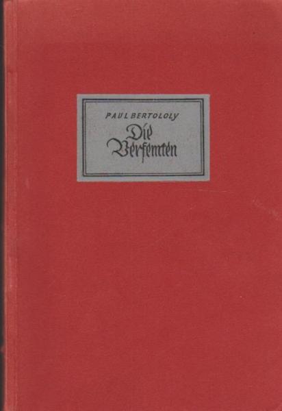 Die Verfemten : Erzählung.