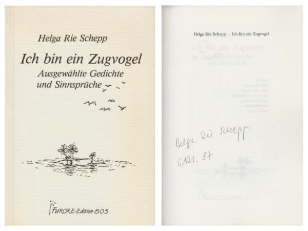 Ich bin ein Zugvogel : ausgew. Gedichte u. Sinnsprüche.