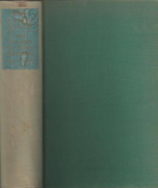 Der goldene Schnitt : Grosse Erzähler d. Neuen Rundschau 1890 - 1960.