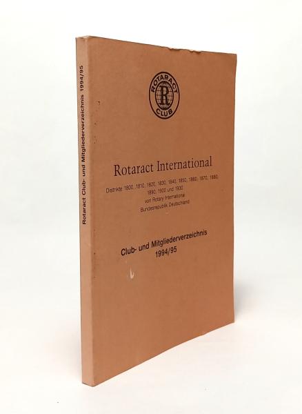 Club- und Mitgliederverzeichnis 1994/95.