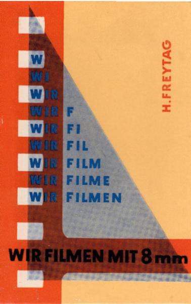 Wir filmen mit 8 mm.