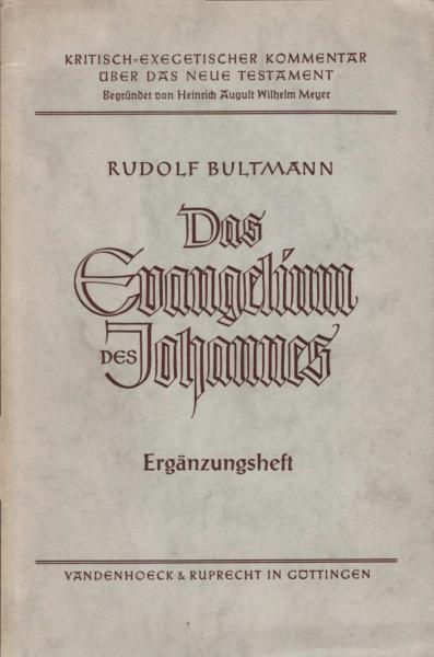 Das Evangelium des Johannes; Tei: Ergänzungsheft