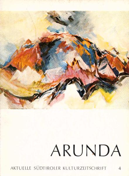 Arunda : Kulturzeitschrift