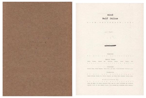 Rolf Julius / wind. 3 -23.September 1991