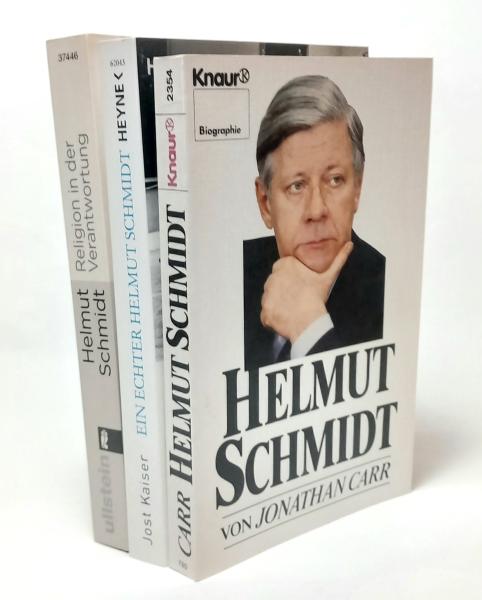 3 Bücher von und über Helmut Schmidt