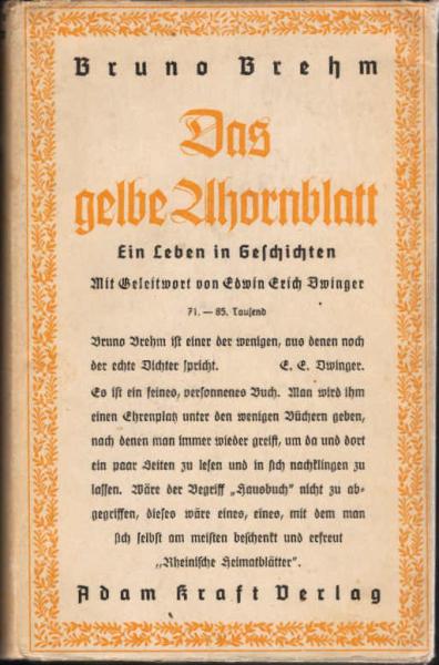 Das gelbe Ahornblatt : Ein Leben in Geschichten.