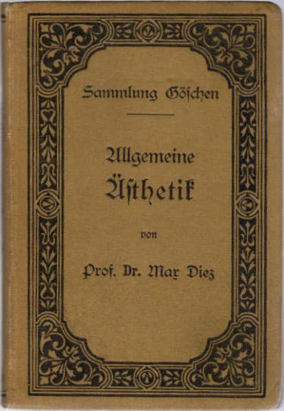 Allgemeine Aesthetik.