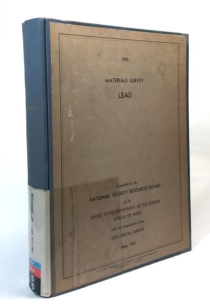 Materials survey, lead, 1950