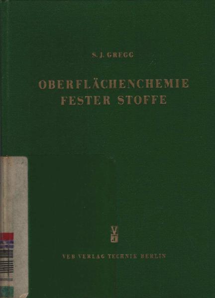 Oberflächenchemie fester Stoffe.