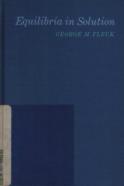 Equilibria in Solution